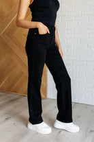 Judy Blue Angelica High Rise Control Top Classic Straight Jeans on Sabrina