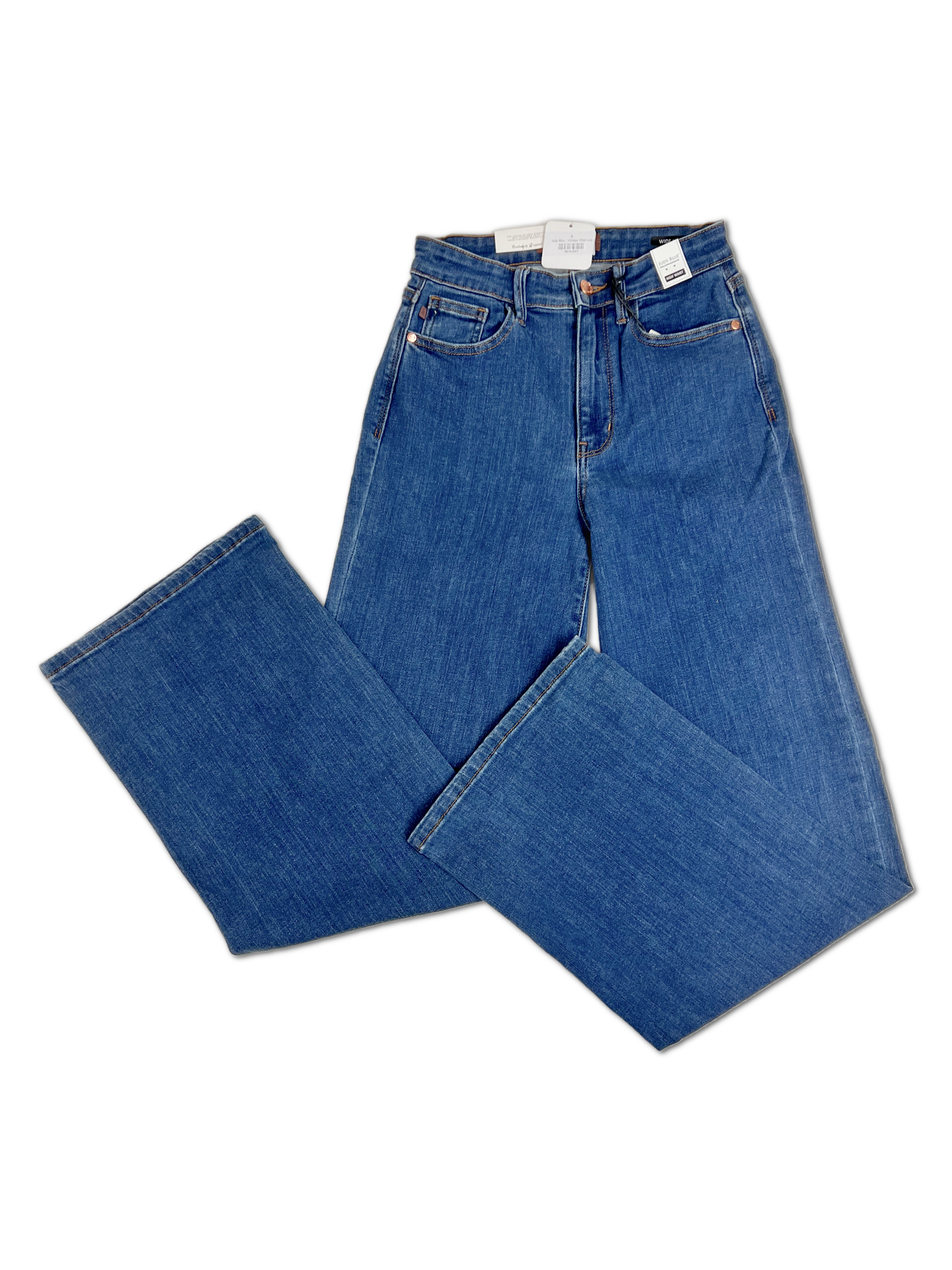 Vintage Wide Leg Judy Blue jeans 