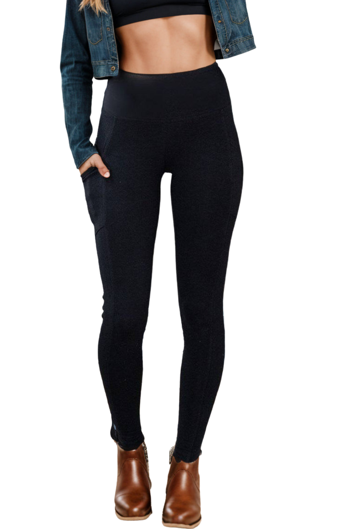 Classically Stylish Black Leggings by Zenana S 3X S