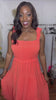 Fit Video Orange Julieous Midi Dress on 1X Model