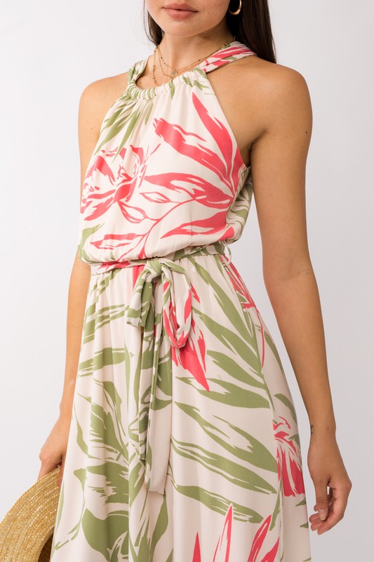 Gilli Tropical Resort Dress (waistline detail)