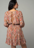 Paisley Bohemian Mini Dress from Lovestitch (full back)