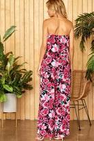 Andree by Unit Floral Print Jumpsuit photo of back detail