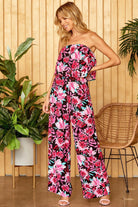 Andree by Unit's Emily Wonder Floral Print Jumpsuit front and Shoulder details